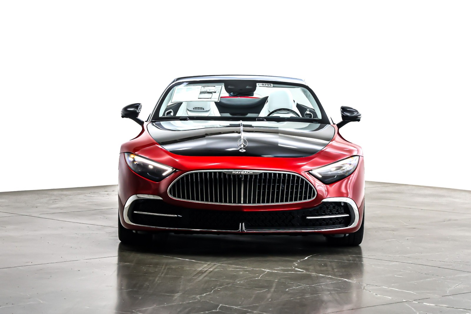 New 2026 MANUFAKTUR Garnet Red Metallic (Red Ambiance) Mercedes-Benz Maybach SL 680 Monogram Series image 3