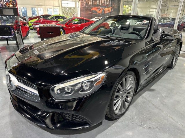 Black 2017 Mercedes-Benz SL-Class Convertible Rear-Wheel Drive Automatic