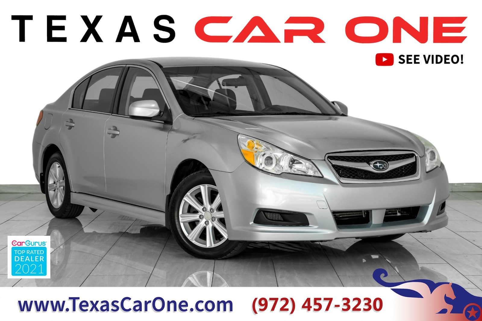 2012 Subaru Legacy 2.5i PREMIUM AWD AUTOMATIC HEATED SEATS PADDLE SHI 1