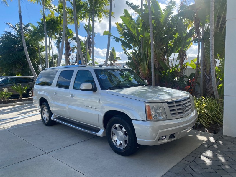 2003 Cadillac Escalade ESV SUV PEARL WHITE 4WD/AWD in , 