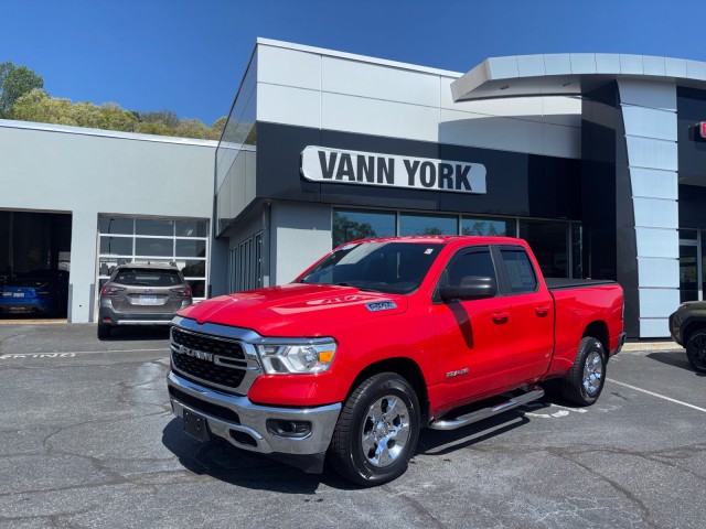 Flame Red Clearcoat 2022 RAM 1500 Big Horn Quad Cab RWD Pickup Truck 4X2 Automatic