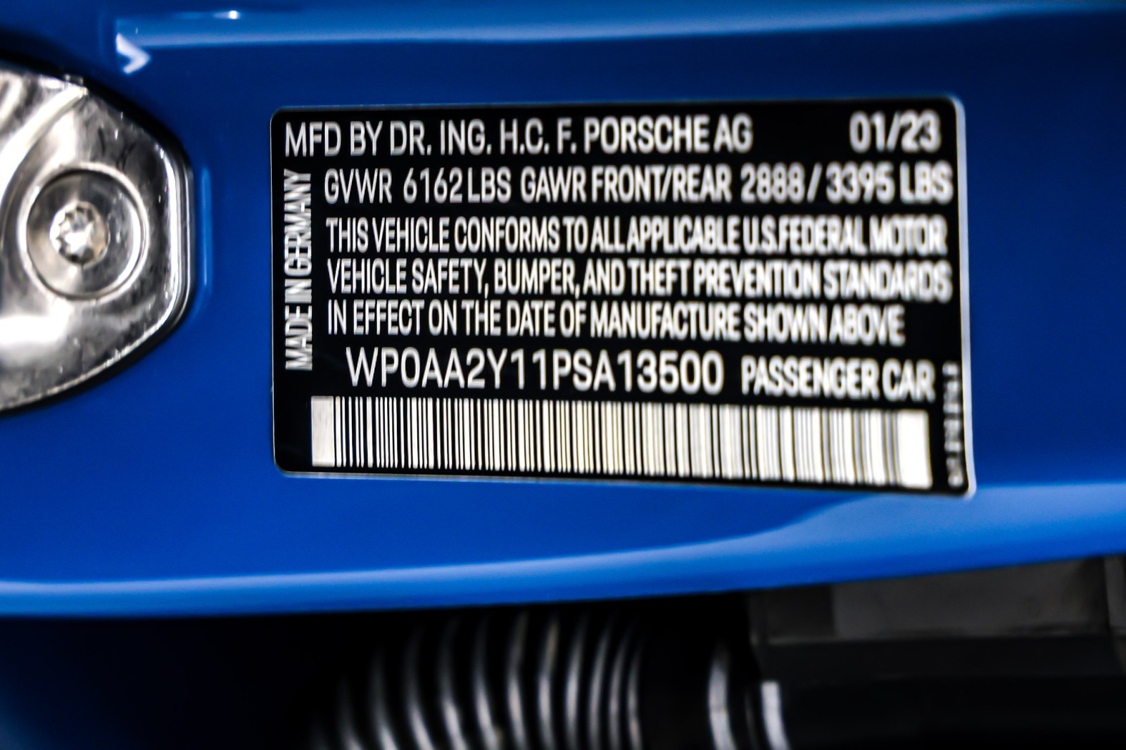 Used 2023 Neptune Blue Porsche RWD image 25