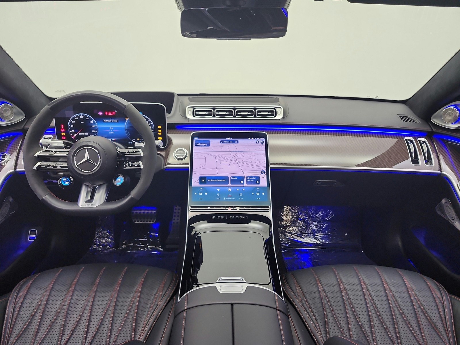 Used 2024 MANUFAKTUR Alpine Grey Mercedes-Benz AMG® S 63 E 4MATIC Sedan image 17