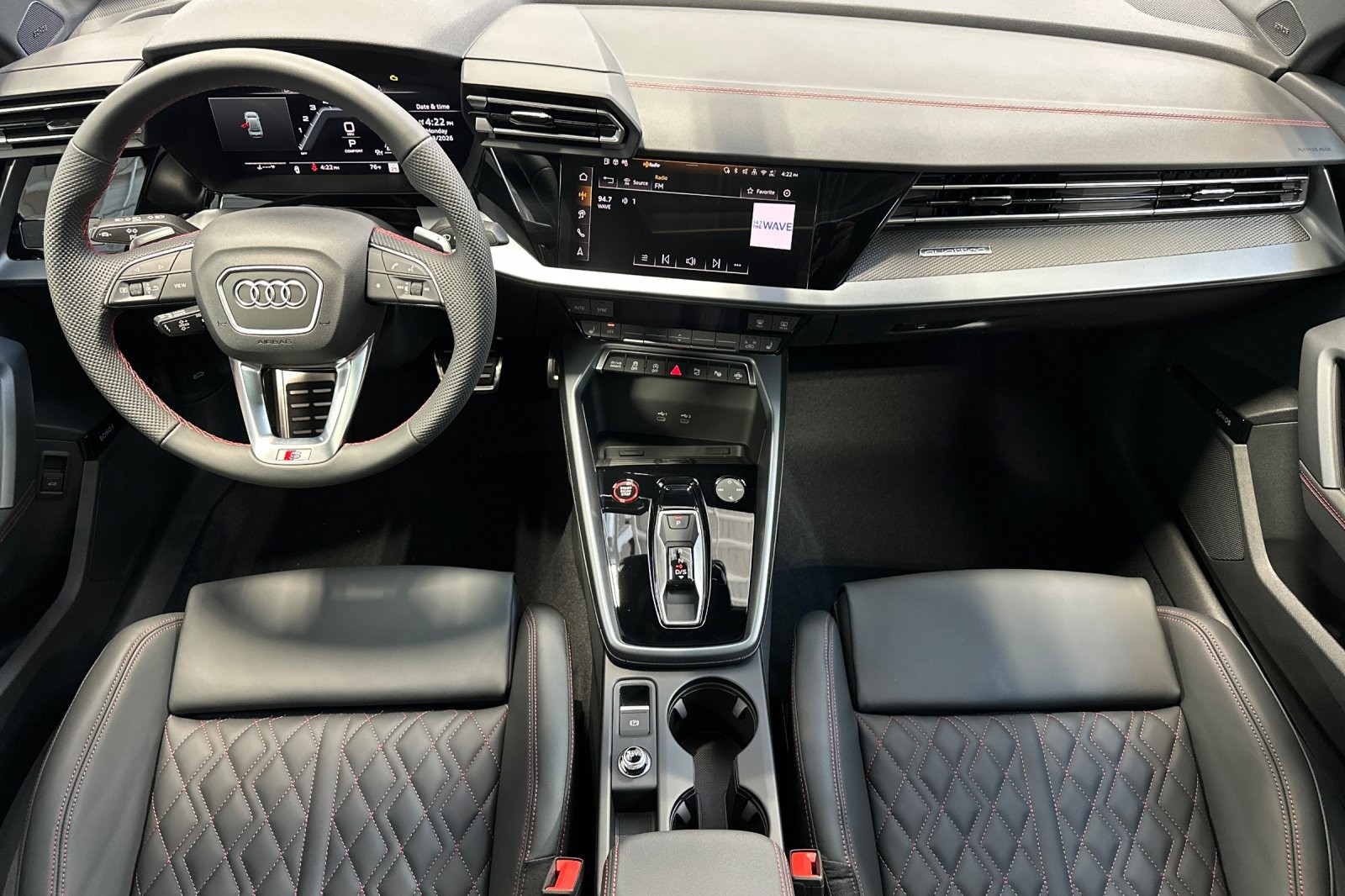 New 2026 Mythos Black Metallic Audi quattro image 12