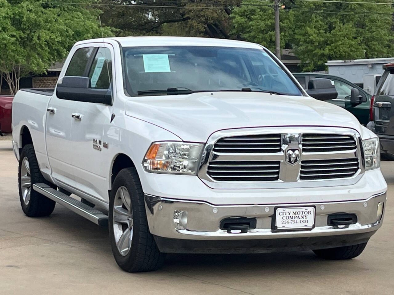 Bright White Clearcoat 2014 RAM 1500 Lone Star Crew Cab 4WD Pickup Truck Four-Wheel Drive Automatic