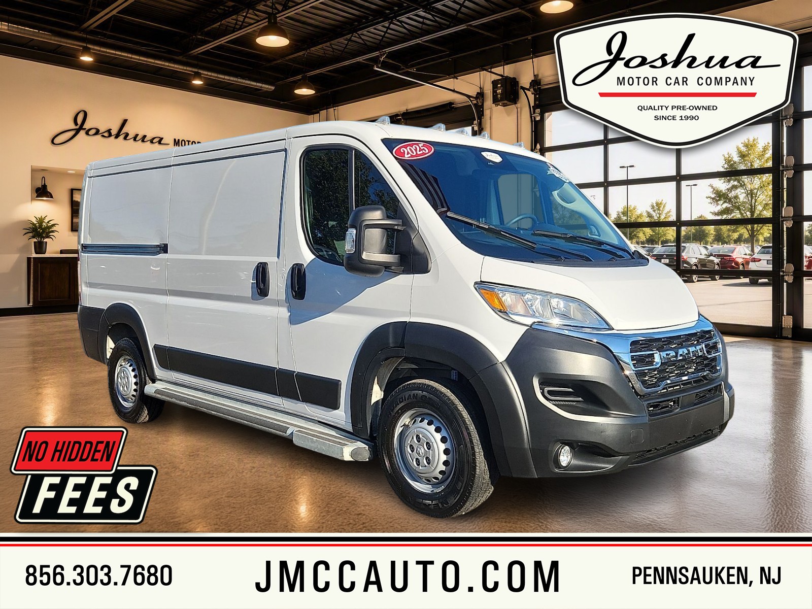 Bright White Clearcoat 2025 RAM ProMaster Van Front-Wheel Drive Automatic