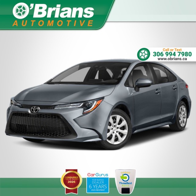 White 2024 Toyota Corolla Sedan Front-Wheel Drive Automatic