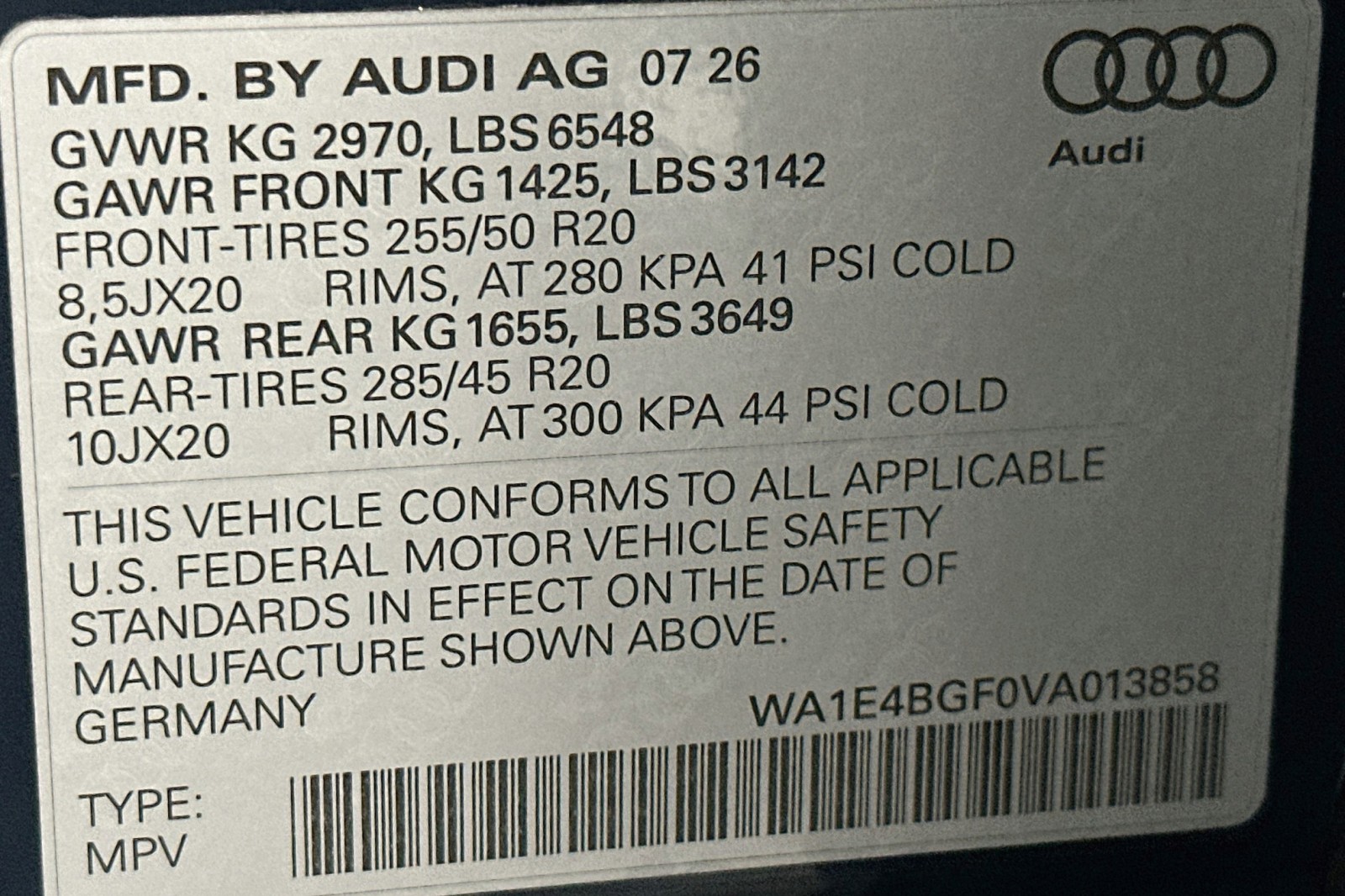 New 2027 Plasma Blue Metallic Audi Premium Plus image 17
