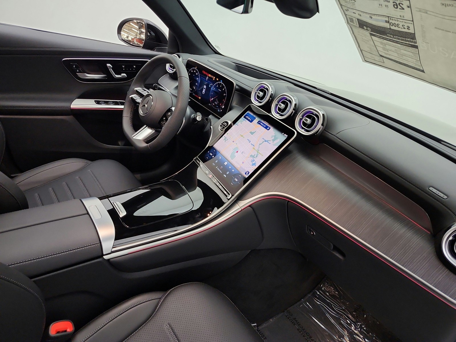 New 2027 Black Mercedes-Benz GLC 300 4MATIC® Coupe image 14