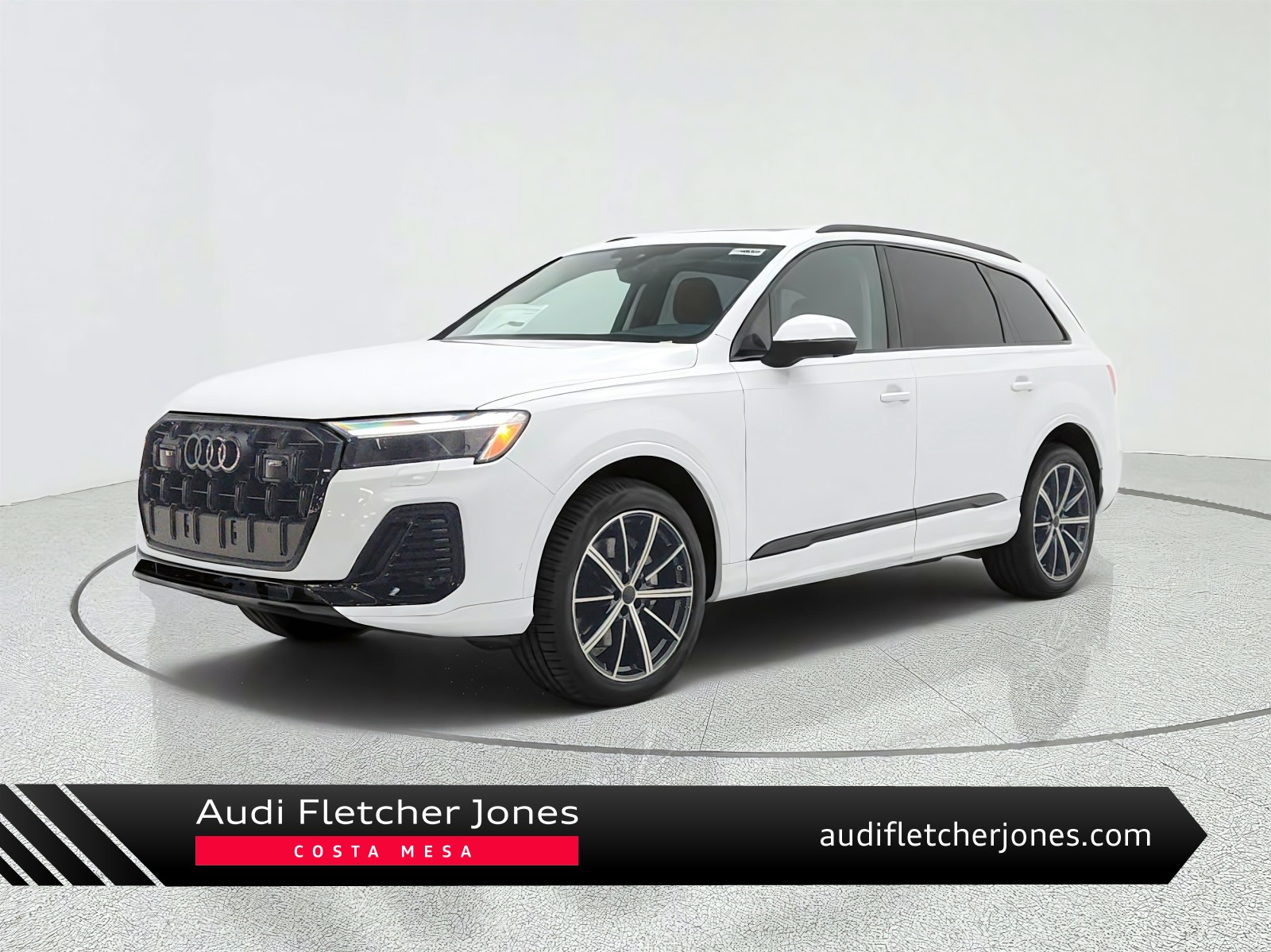 Glacier White Metallic 2026 Audi Q7 SUV / Crossover All-Wheel Drive Automatic
