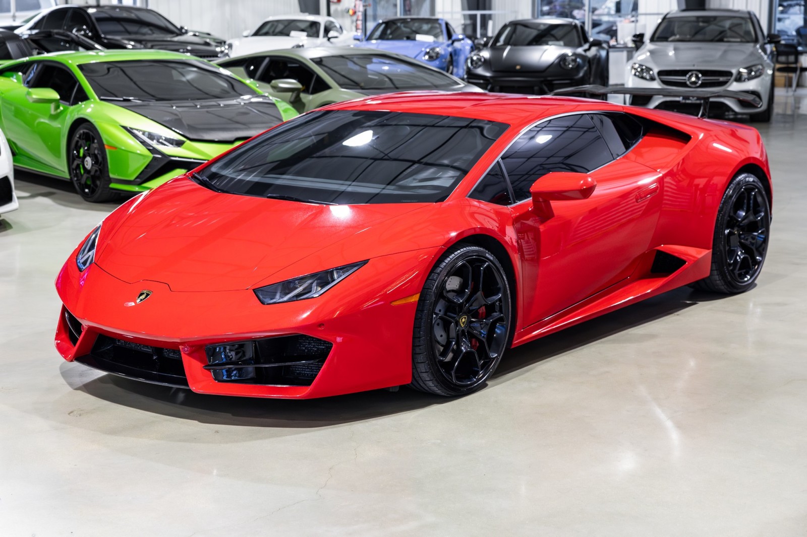 Used Car 2017 Lamborghini Huracan  - Giano Wheels - Rosso Mars Metallic - Transparent Engine Bonnet For Sale Under $210,000 In Boerne, Texas