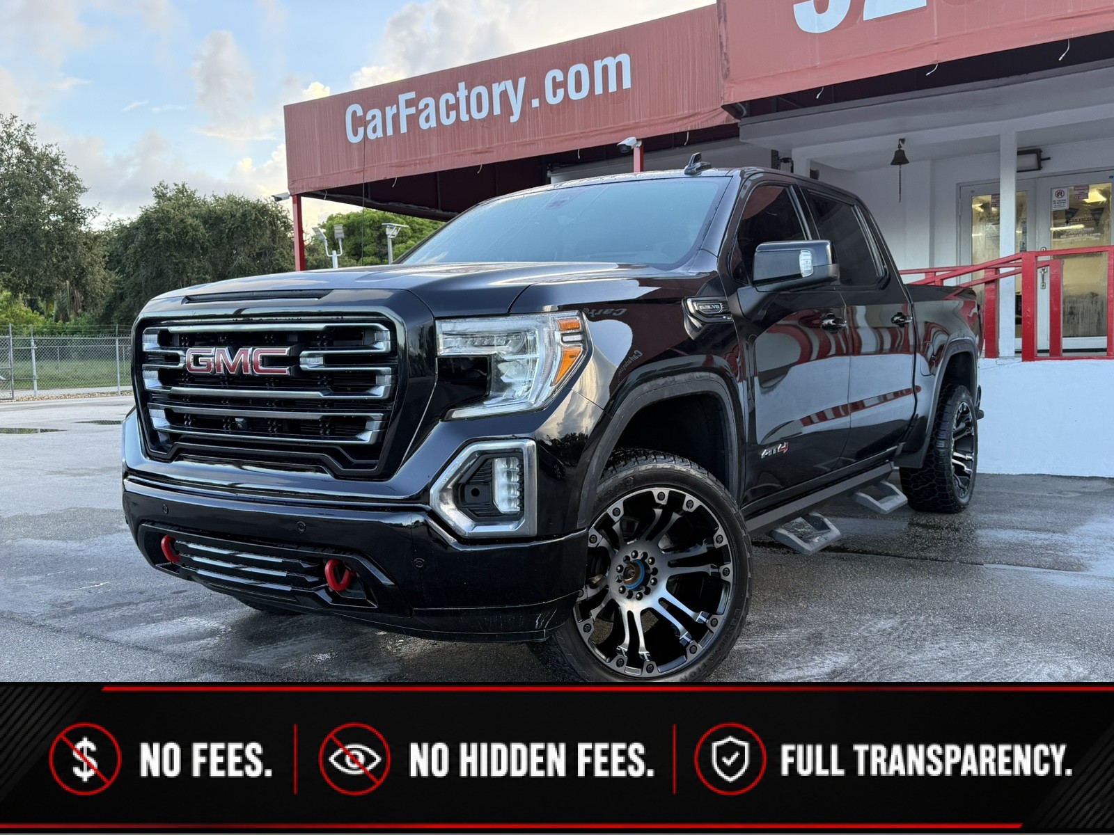 Black 2019 GMC Sierra 1500 Pickup Truck Four-Wheel Drive Automatic