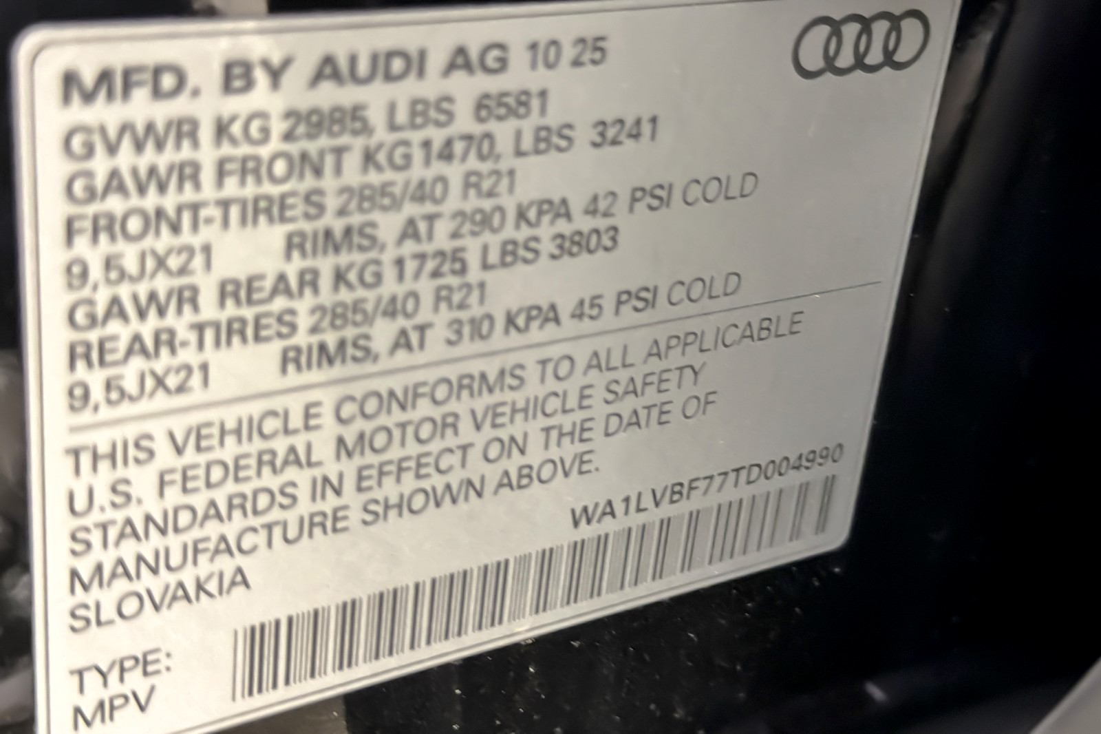 New 2026 Mythos Black Metallic Audi Premium Plus 55 quattro image 25