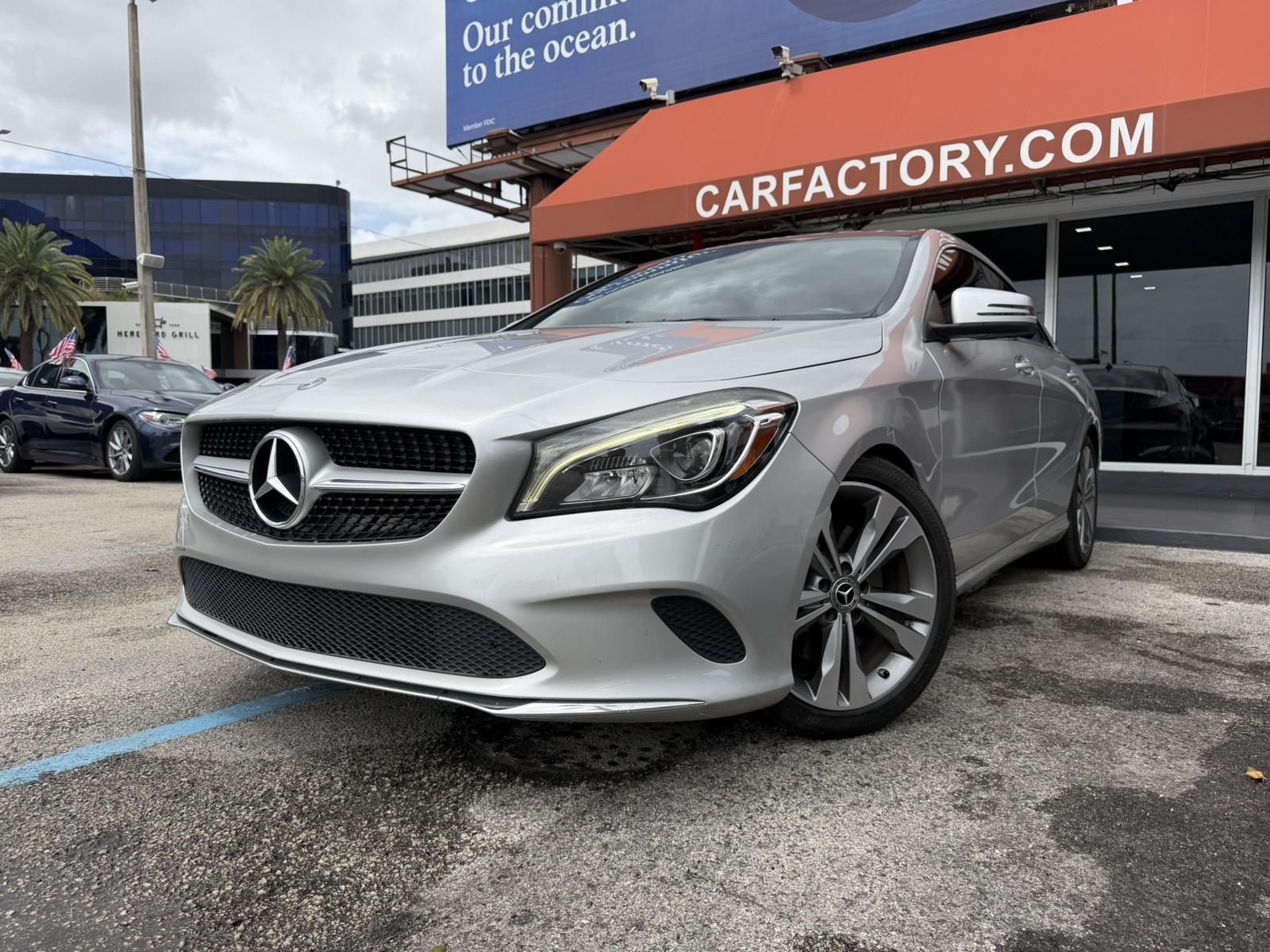 Polar Silver Me 2019 Mercedes-Benz CLA 250 FWD Coupe Front-Wheel Drive Automatic