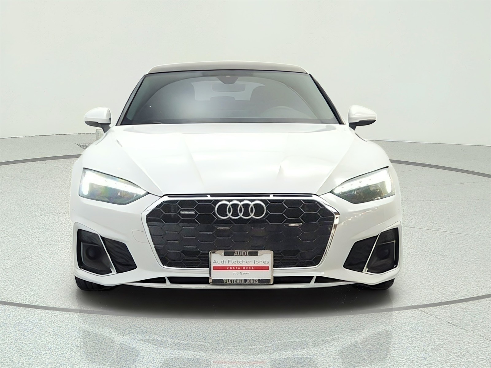 Used 2023 Glacier White Metallic Audi S line Premium image 2