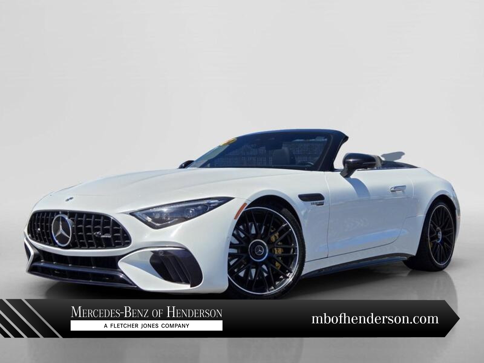 MANUFAKTUR Moonlight White Metallic 2022 Mercedes-Benz SL-Class Convertible All-Wheel Drive Automatic