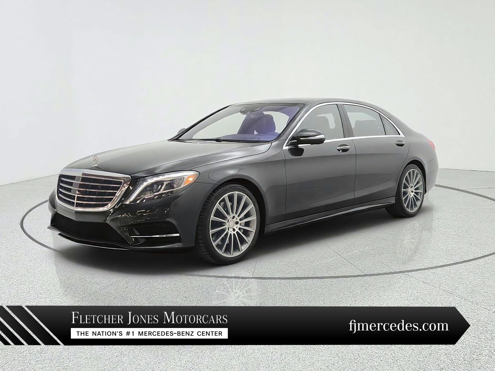 Magnetite Black Metallic 2015 Mercedes-Benz S-Class Sedan Rear-Wheel Drive Automatic