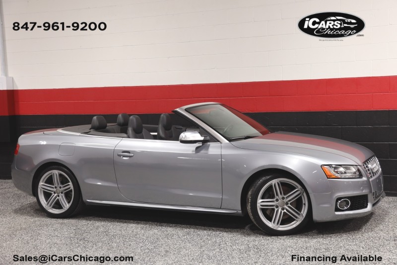 Quartz Gray Metallic 2011 Audi S5 Convertible All-Wheel Drive Automatic