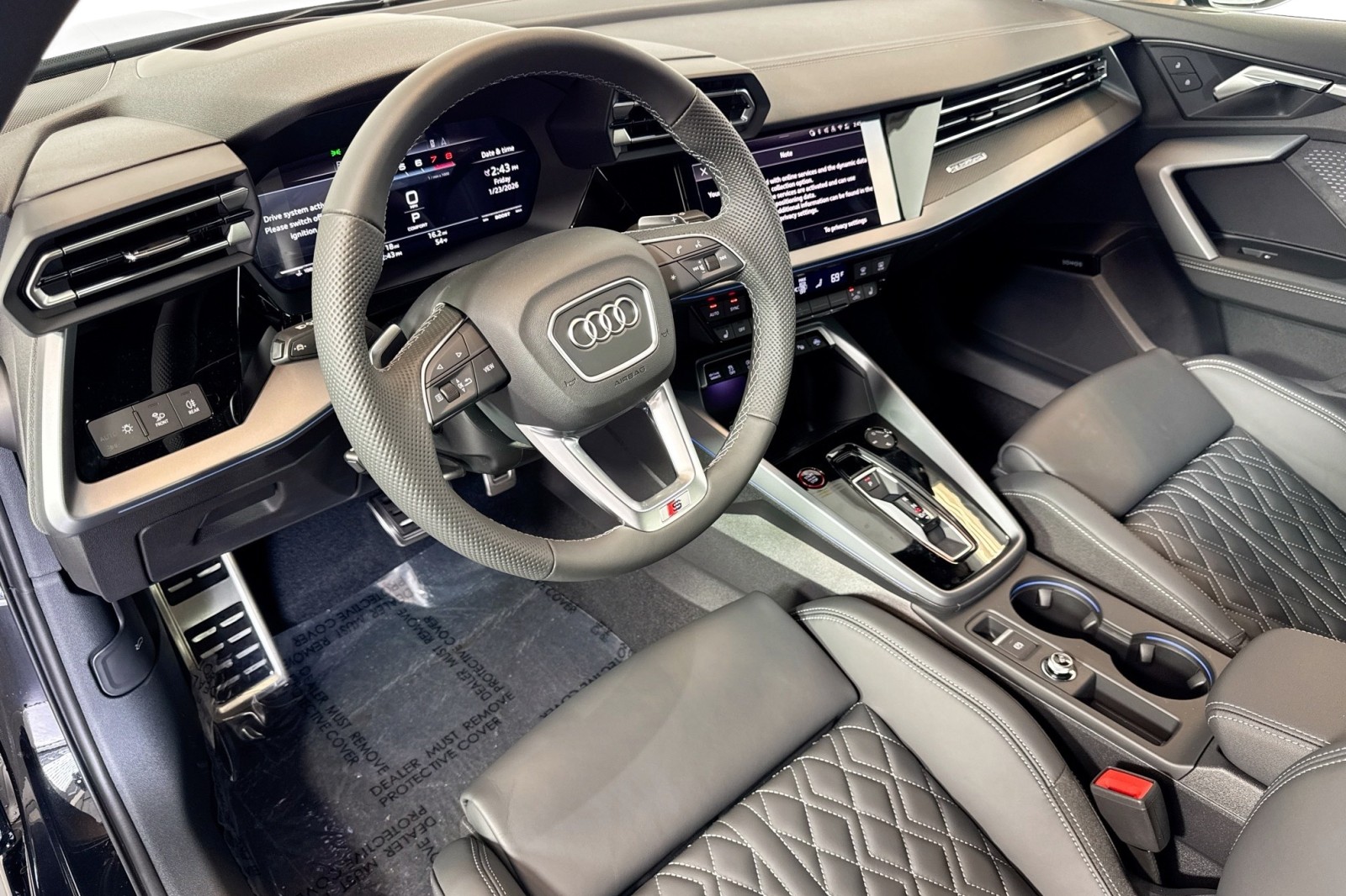 New 2026 Mythos Black Metallic Audi quattro image 9