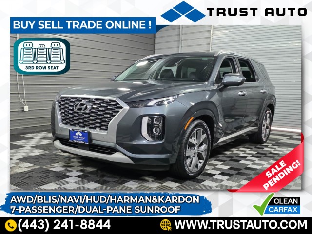 Gray (Steel Graphite) 2022 Hyundai Palisade Limited AWD SUV / Crossover All-Wheel Drive 8-Speed Automatic