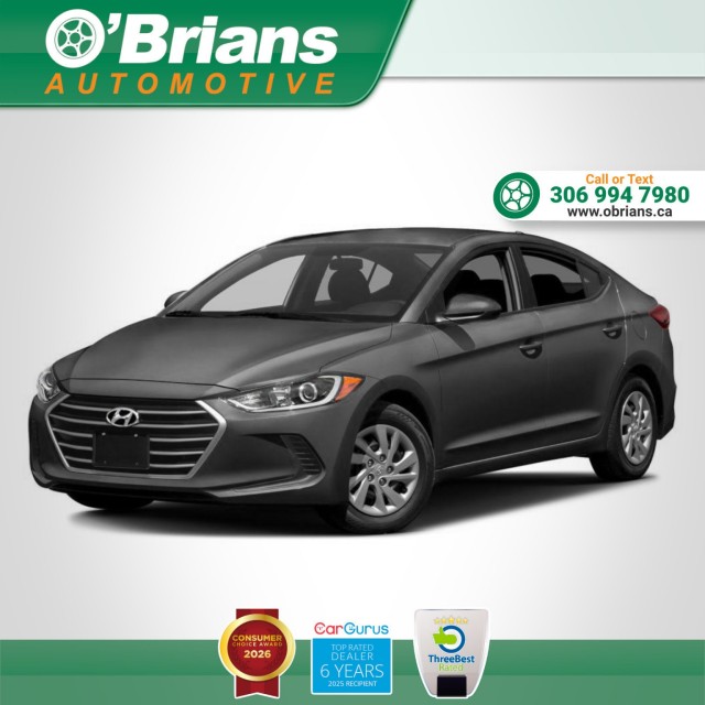 Marina Blue Metallic 2017 Hyundai Elantra Sedan Front-Wheel Drive Automatic