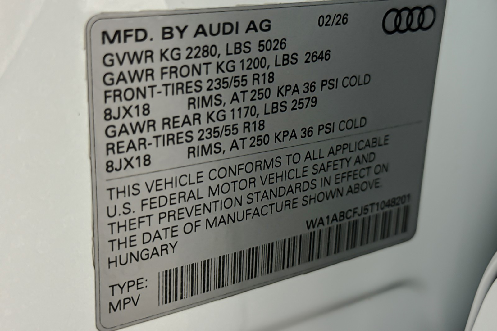 New 2026 Glacier White Metallic Audi S line quattro image 25