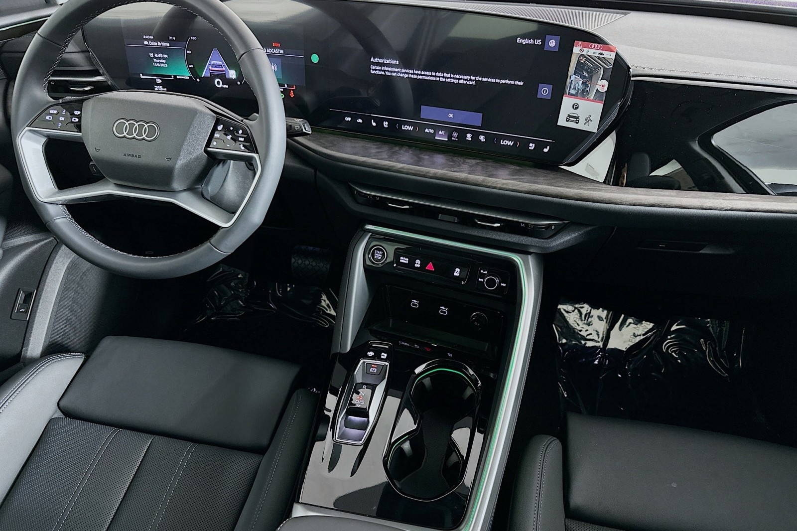 New 2025 Mythos Black Metallic Audi Premium Plus image 6