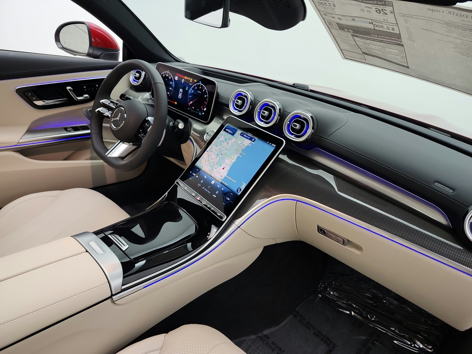 New 2027 MANUFAKTUR Patagonia Red Metallic Mercedes-Benz CLE 450 4MATIC® Coupe image 13