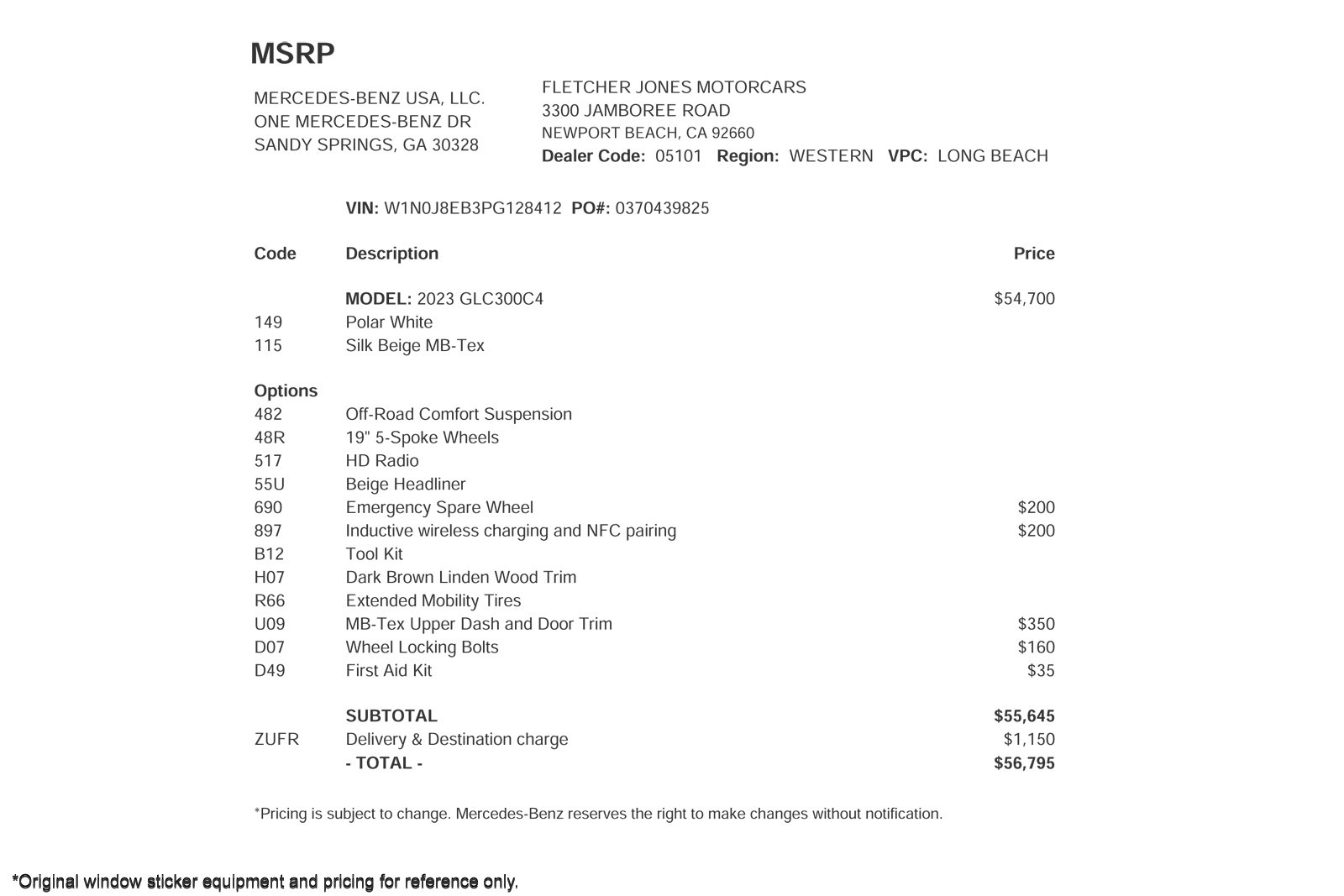 Certified Used 2023 Polar White Mercedes-Benz GLC 300 4MATIC® Coupe image 3