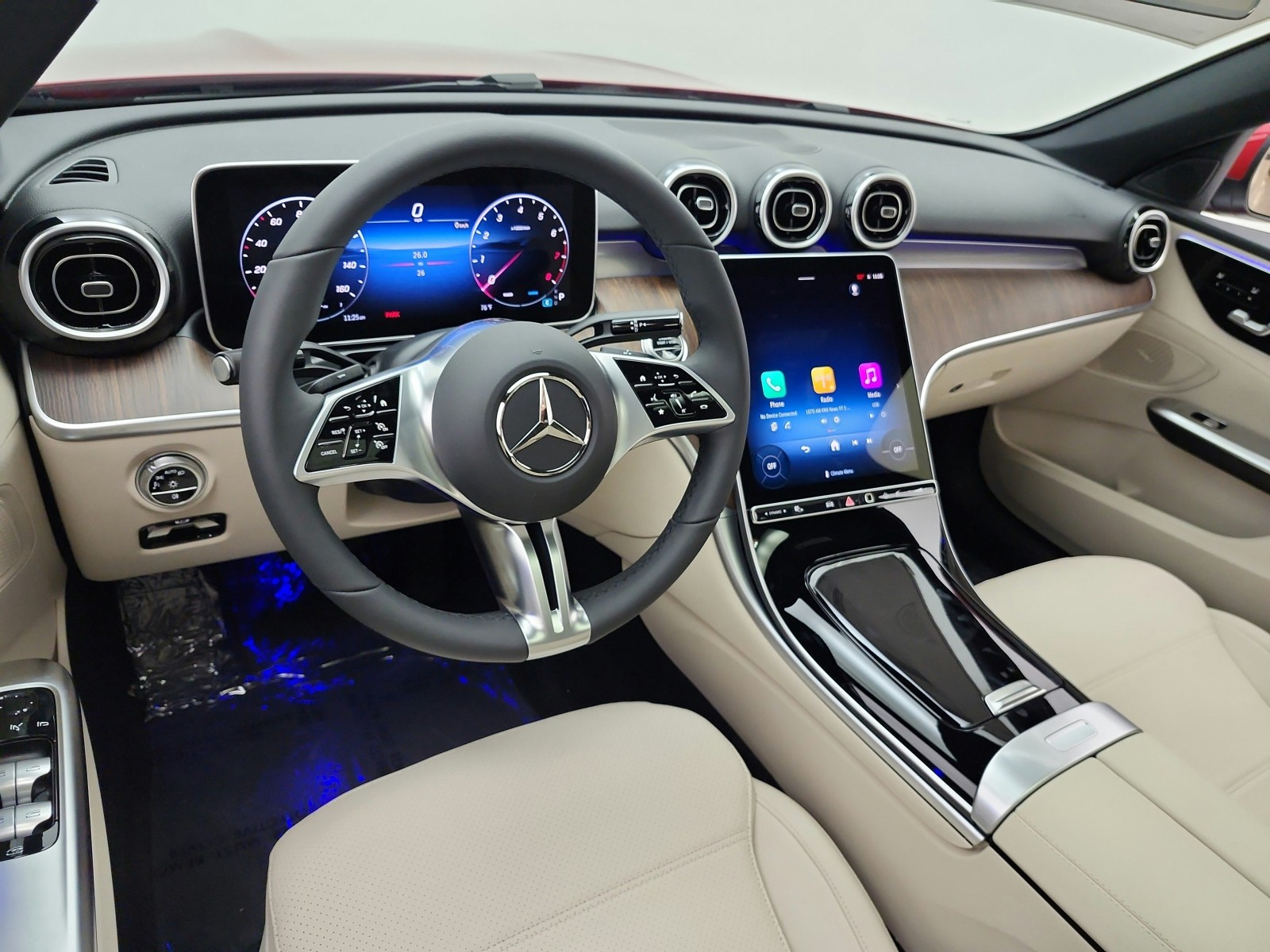 New 2026 MANUFAKTUR Patagonia Red Metallic Mercedes-Benz C 300 Sedan image 9