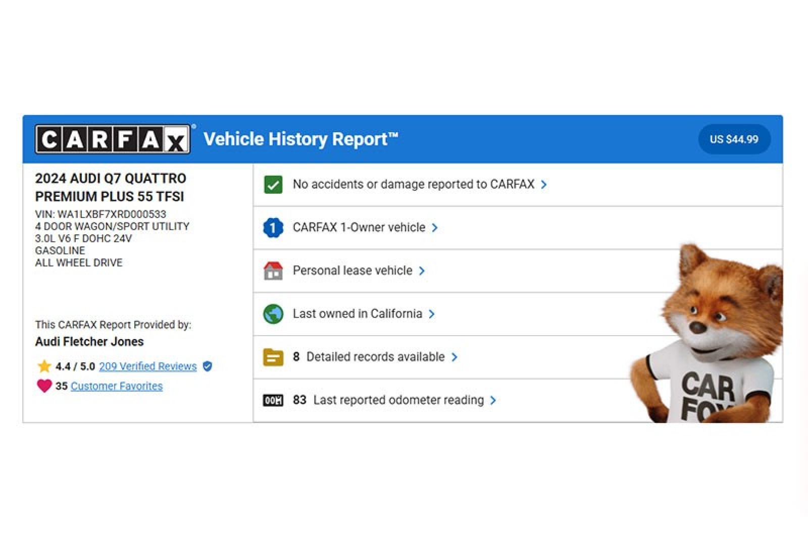 Used 2024 Carrara White Audi Premium Plus 55 TFSI quattro image 2