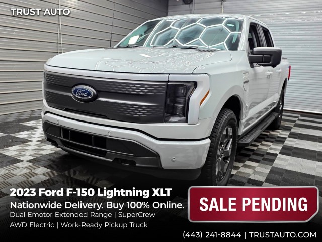Avalanche 2023 Ford F-150 Lightning Pickup Truck All-Wheel Drive 1-Speed Dual Clutch