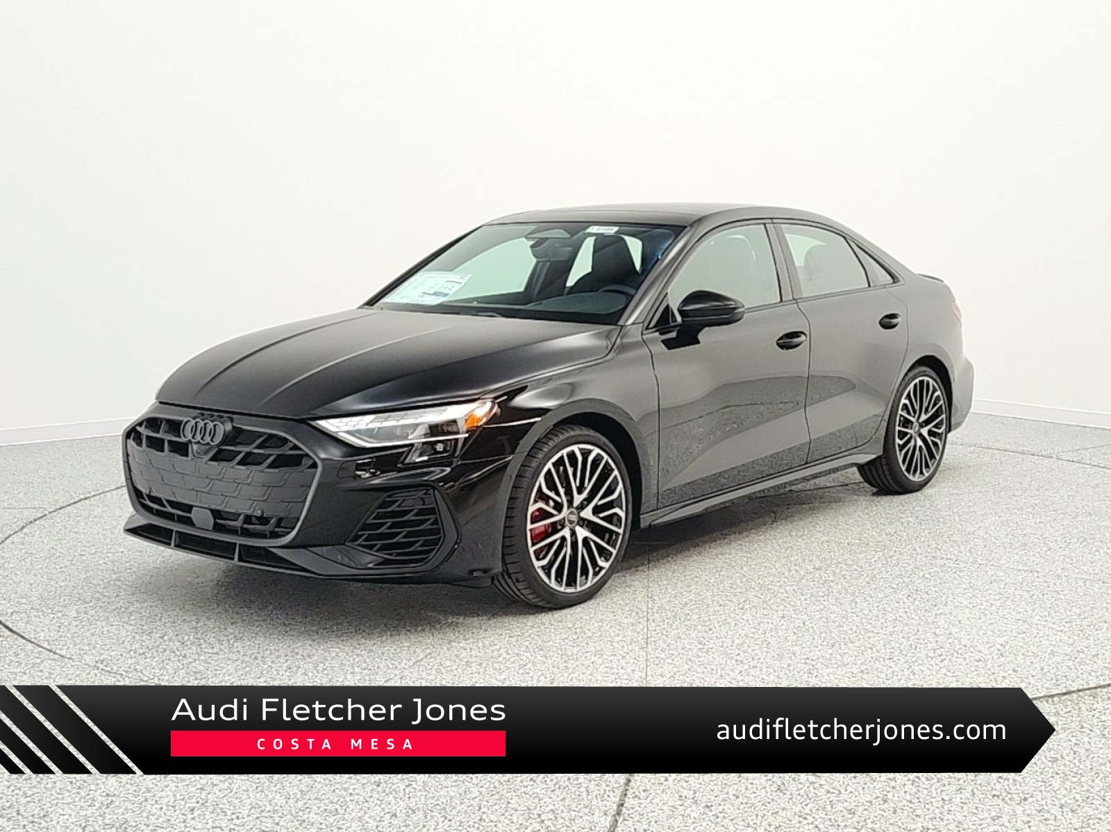 Mythos Black Metallic 2026 Audi S3 2.0T quattro Premium Sedan All-Wheel Drive Automatic