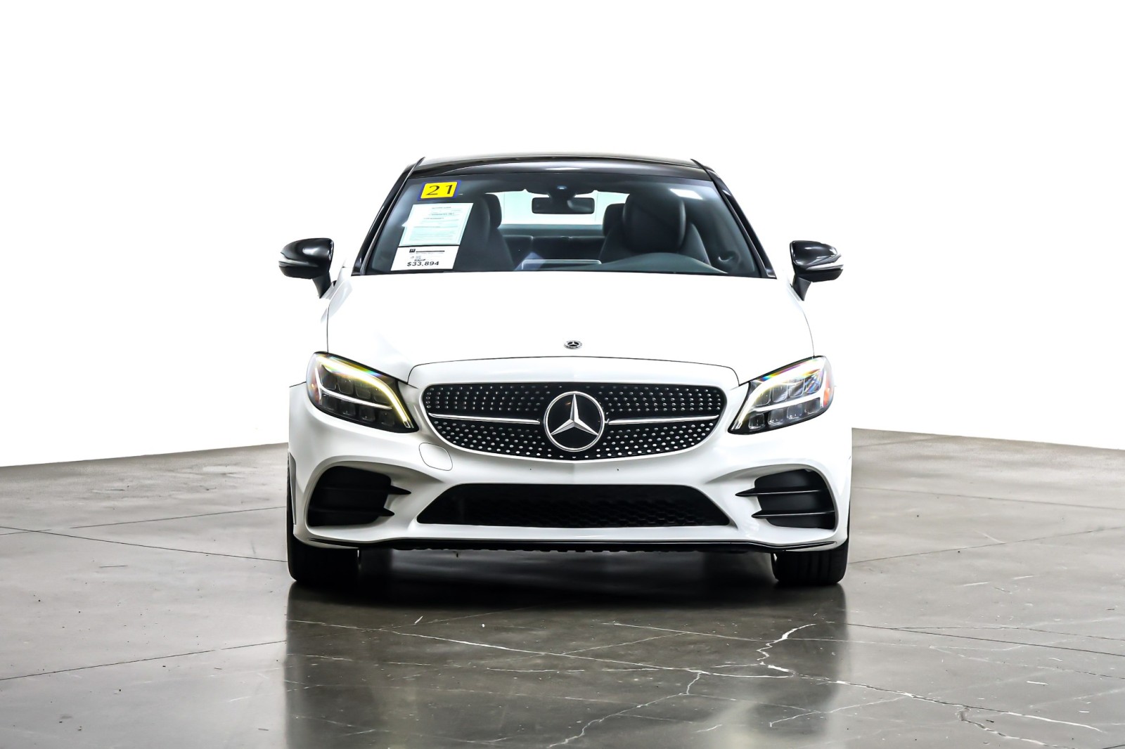 Used 2021 Polar White Mercedes-Benz C 300 Coupe image 3