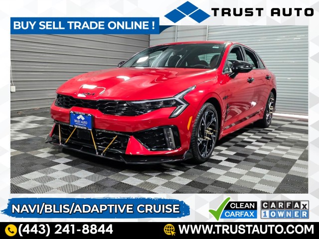 Runway Red 2025 Kia K5 GT-Line FWD Sedan Front-Wheel Drive 8-Speed Automatic