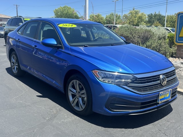 Rising Blue Met 2024 Volkswagen Jetta Sedan Front-Wheel Drive Automatic