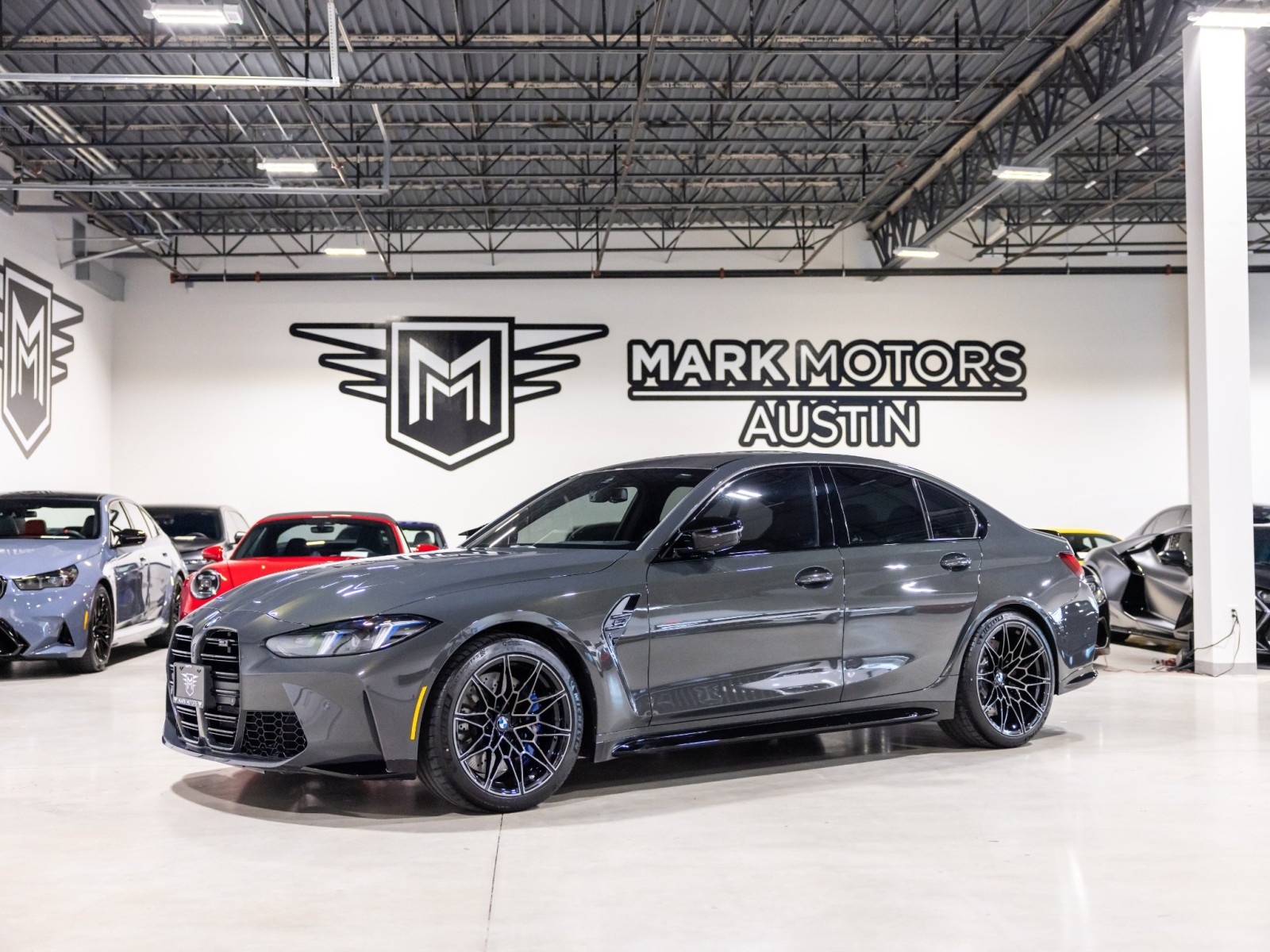 Gray (Dravit Grey Metallic) 2026 BMW M3 Competition xDrive Sedan All-Wheel Drive Automatic