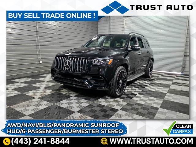 Obsidian Black Metallic 2024 Mercedes-Benz GLS AMG GLS 63 4MATIC SUV / Crossover All-Wheel Drive 9-Speed Automatic