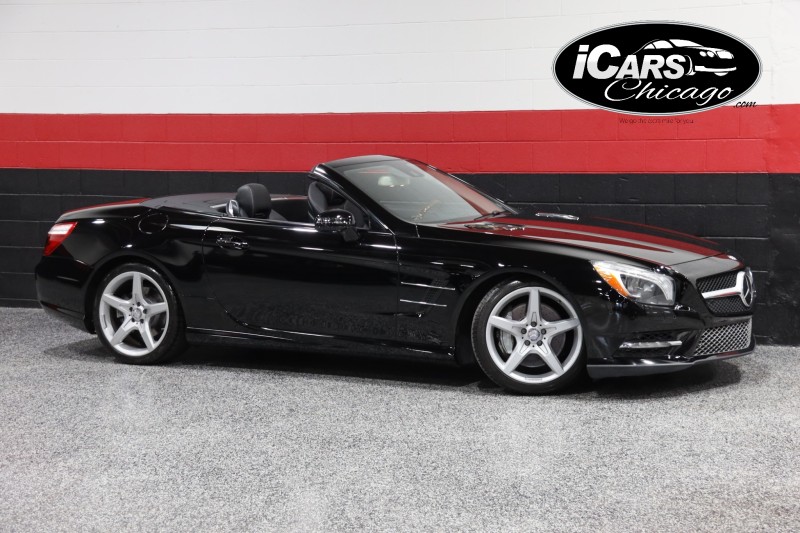 Black 2013 Mercedes-Benz SL-Class Convertible Rear-Wheel Drive Automatic