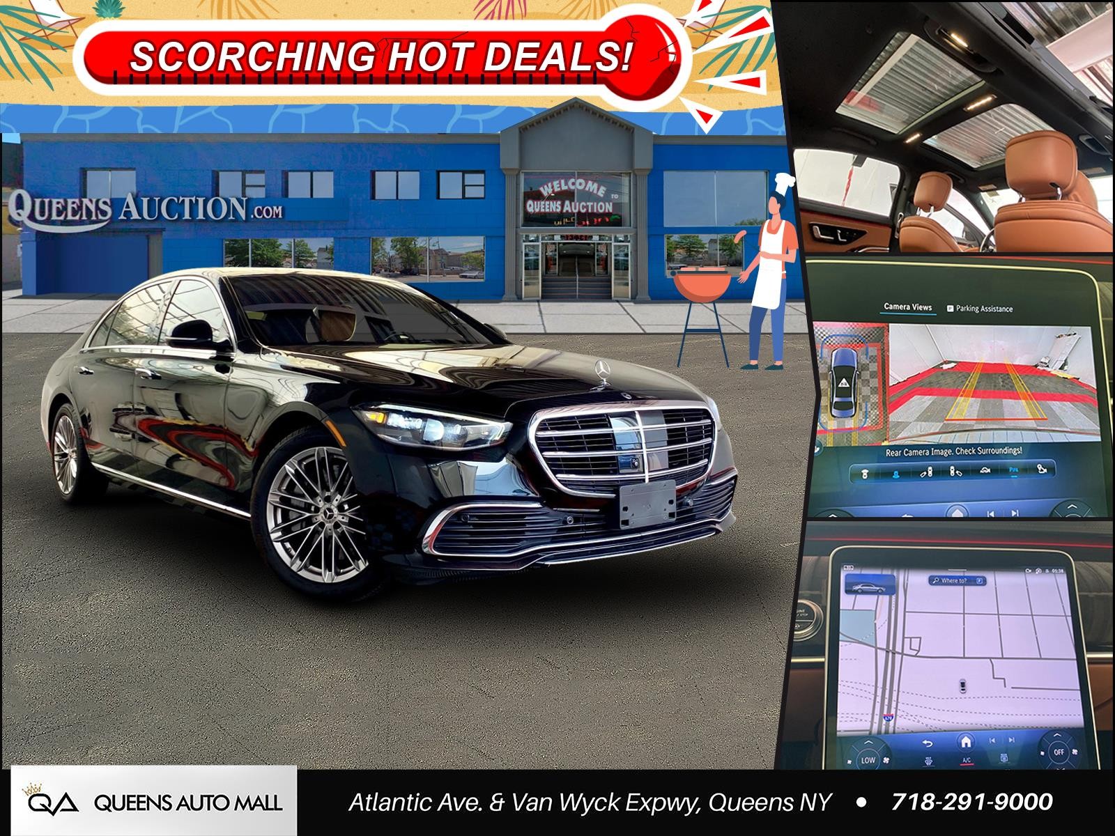 Black 2023 Mercedes-Benz S-Class Sedan All-Wheel Drive Automatic