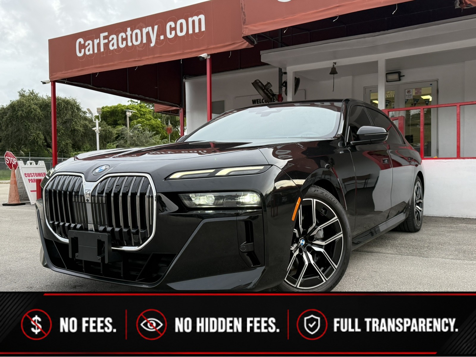 Carbon Black Me 2025 BMW 7 Series Sedan All-Wheel Drive Automatic
