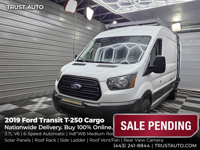 Oxford White 2019 Ford Transit Cargo Van Rear-Wheel Drive 6-Speed Automatic