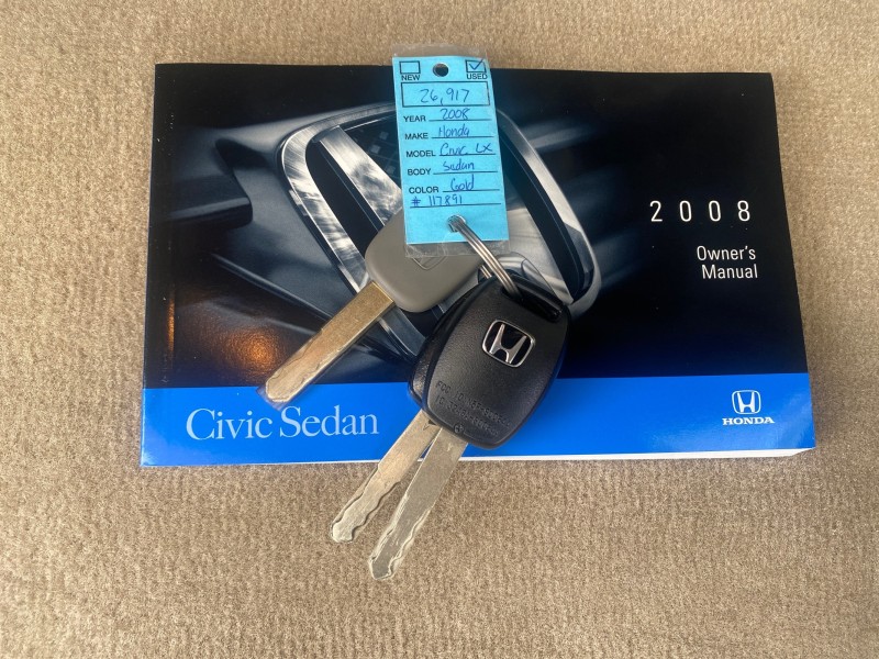 2008 Honda Civic Sdn LX LOW MILES 26,922 1 OWNER in , 