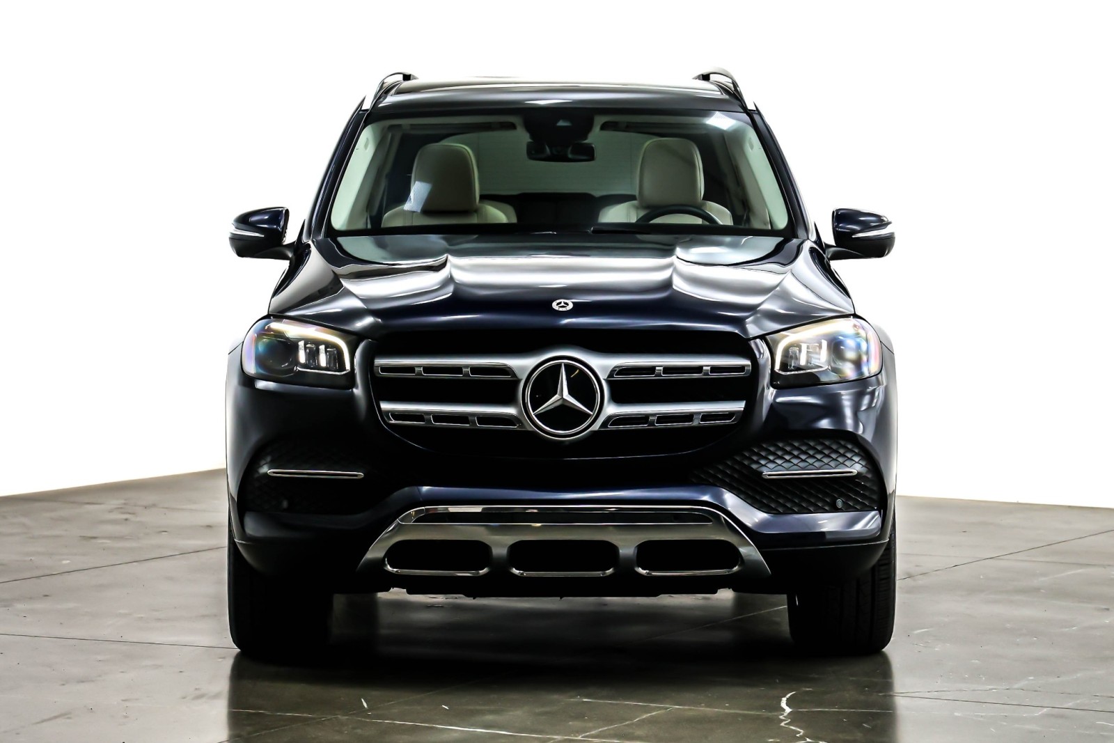 Used 2022 Lunar Blue Metallic Mercedes-Benz GLS 450 4MATIC® SUV image 2