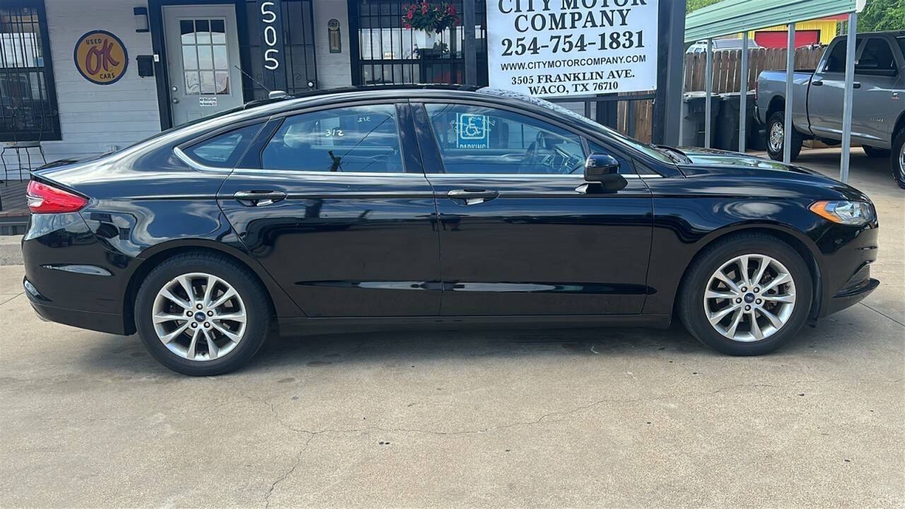 Shadow Black 2017 Ford Fusion SE Sedan Front-Wheel Drive Automatic