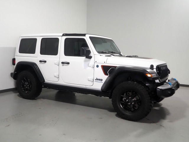 Bright White Clearcoat 2024 Jeep Wrangler 4xe SUV / Crossover Four-Wheel Drive Automatic