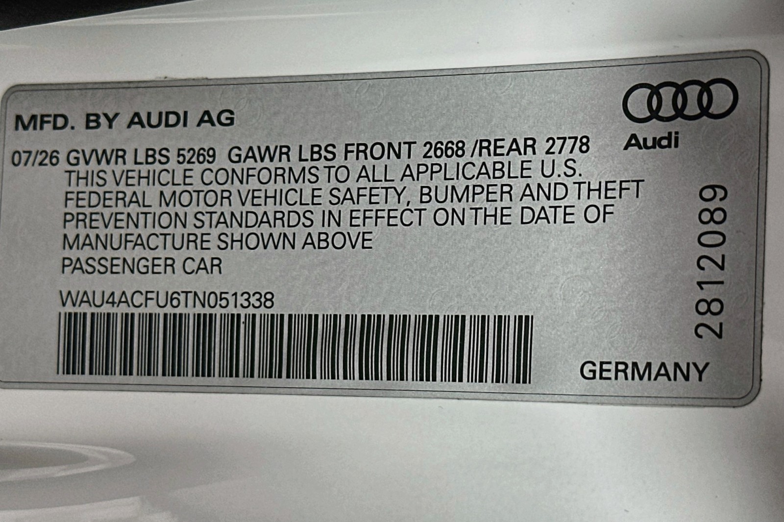 New 2026 Arkona White Audi Premium image 17