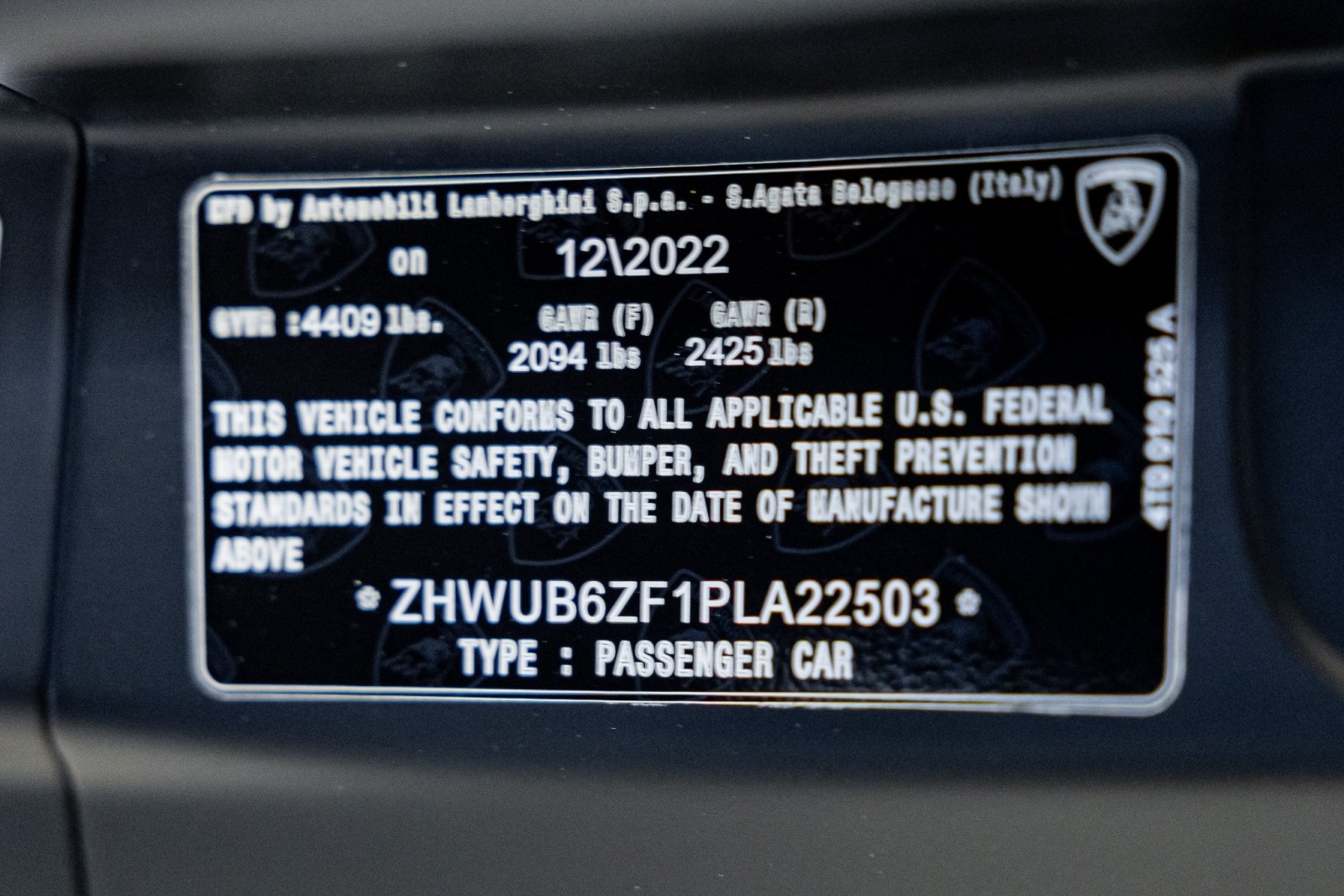 Used Car 2023 Lamborghini Huracan Tecnica  For Sale Under $330,000 In Boerne, Texas