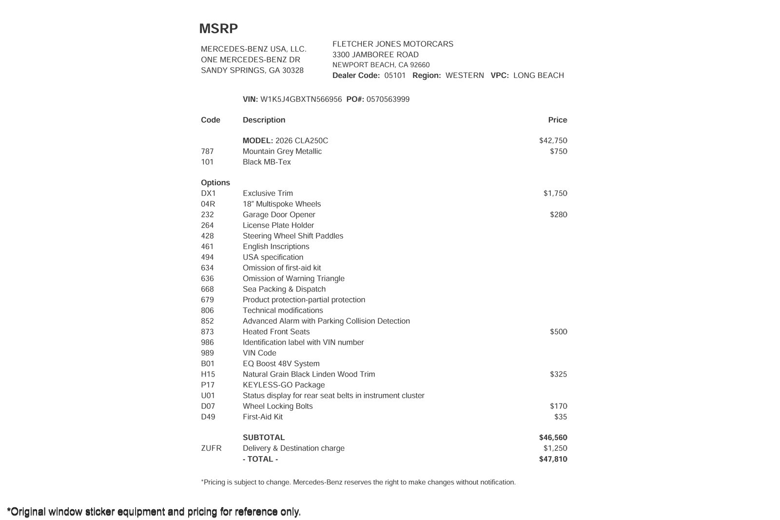 Certified Used 2026 Mountain Grey Metallic Mercedes-Benz CLA 250 Coupe image 4