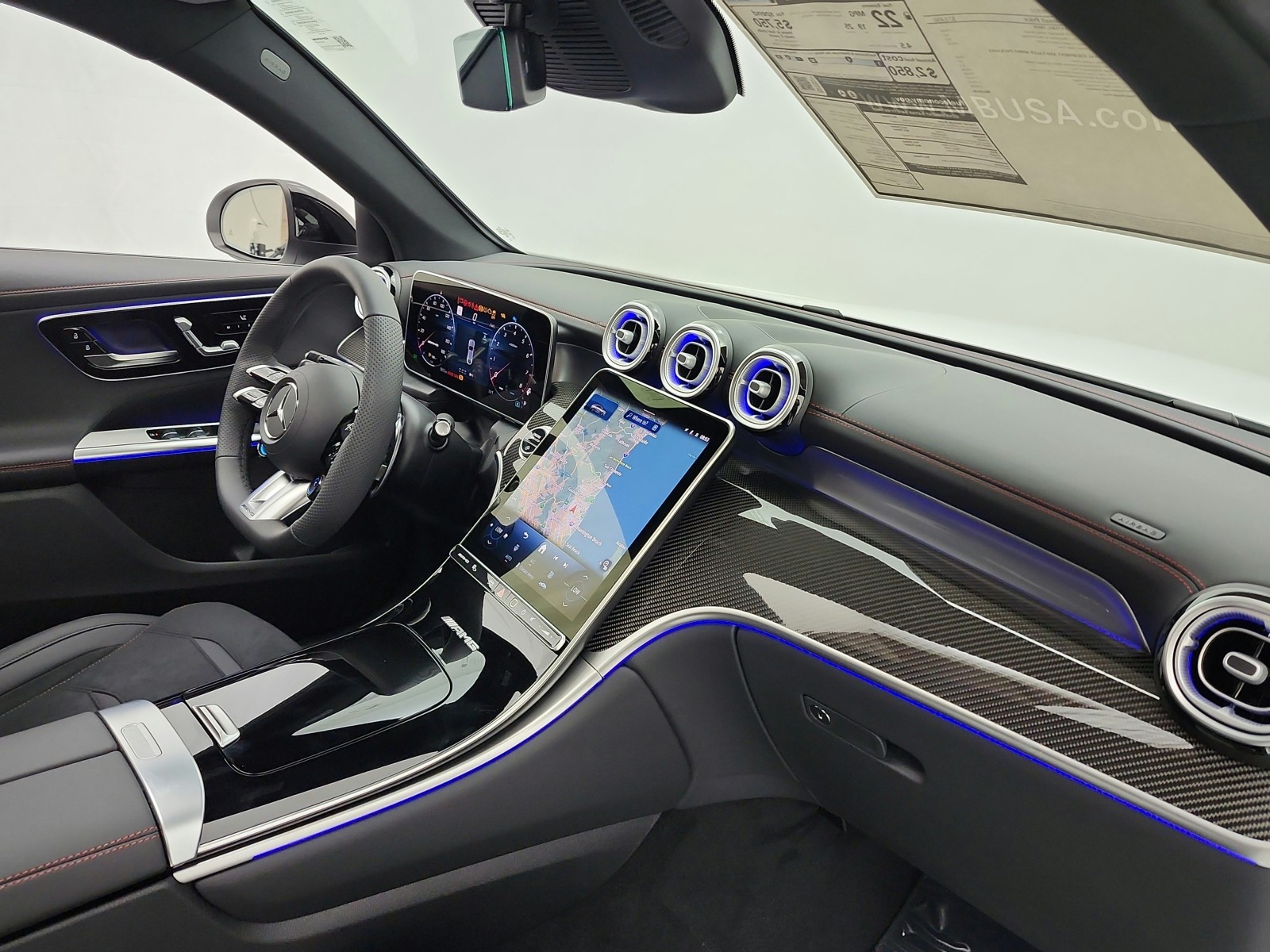 New 2026 MANUFAKTUR Moonlight White Metallic Mercedes-Benz AMG® GLC 43 image 15